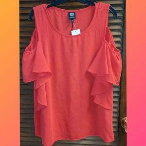XL cold shoulder blouse